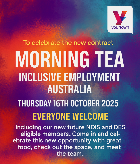 Yourtown Morning tea